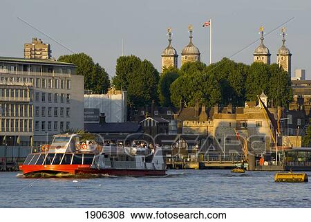 Thames River And Tower Of London, London, England, Uk View Large Photo Image Stock Photo - Thames River And Tower Of London, London, England, Uk. Fotosearch