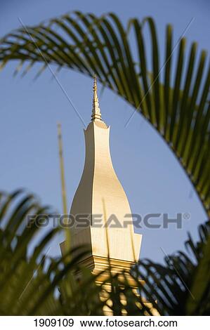 Stock Photo - That Luang, Or Grand Stupa, Vientiane, Laos. Fotosearch