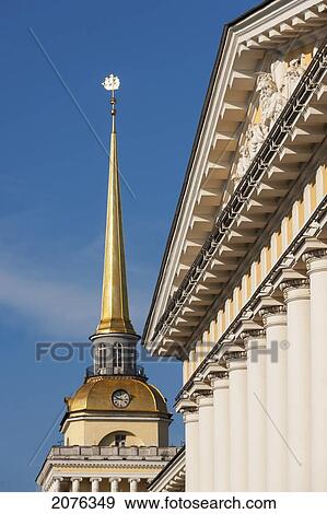 Stock Photo - The Admiralty; St. Petersburg Russia. Fotosearch