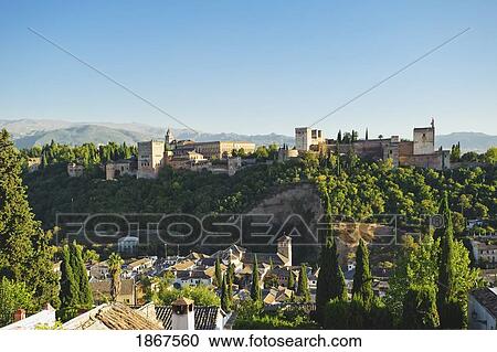 The Alhambra Palace And Generalife Garden; Granada, Spain View Large Photo Image Stock Image - The Alhambra Palace And Generalife Garden; Granada, Spain. Fotosearch