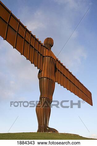 Stock Image - The Angel Of The North Sculpture. Fotosearch
