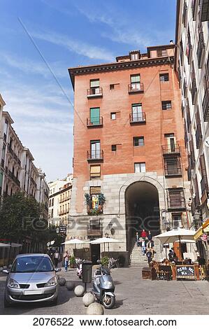 The Arco De Cuchilleros Which Leads Into The Plaza Mayor; Madrid Spain View Large Photo Image Stock Image - The Arco De Cuchilleros Which Leads Into The Plaza Mayor; Madrid Spain. Fotosearch