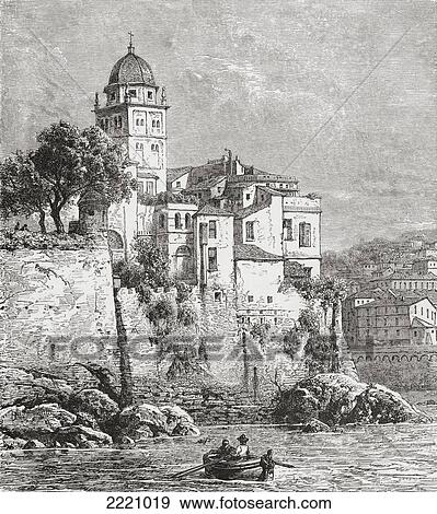 Stock Photo - The Arsenal At Genoa, Northern Italy In The Late 19Th Century. From Italian Pictures By Rev. Samuel Manning, Published C. 1890.. Fotosearch