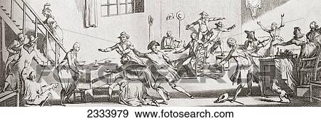 Stock Photo - The Assassination Of Louis-Michel Le Peletier, Marquis De Saint-Fargeau, 20 January 1793, By Philippe Nicolas Marie De P. Fotosearch