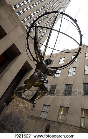 The Atlas Statue At Rockefeller Center View Large Photo Image Stock Photo - The Atlas Statue At Rockefeller Center. Fotosearch