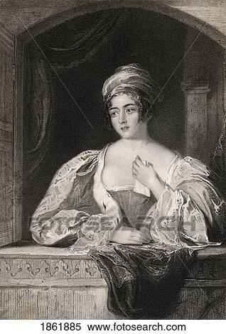The Baron's Daughter Engraved By T. Posselwhite After J. Hollins View Large Photo Image Stock Photography - The Baron's Daughter Engraved By T. Posselwhite After J. Hollins. Fotosearch