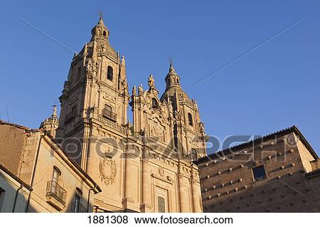 The Baroque Iglesia De La Clerecia (The Clerecia Church Or Pontefical University, Jesuit College); Salamanca, Salamanca Province, Spain View Large Photo Image Stock Photo - The Baroque Iglesia De La Clerecia (The Clerecia Church Or Pontefical University, Jesuit College); Salamanca, Salamanca Province, Spain. Fotosearch