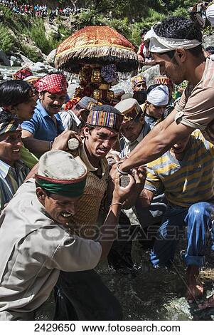 The bathing of the gods, a religious festival; Himachal Pradesh, India View Large Photo Image Stock Image - The bathing of the gods, a religious festival; Himachal Pradesh, India. Fotosearch