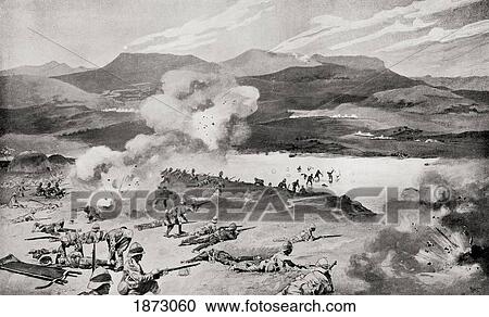 The Battle Of Colenso, Natal, South Africa During The Second Boer War. The Dublin Fusiliers Attempt To Ford The Tugela River. From The Book South Africa And The Transvaal War By Louis Creswicke, Published 1900 View Large Photo Image Stock Image - The Battle Of Colenso, Natal, South Africa During The Second Boer War. The Dublin Fusiliers Attempt To Ford The Tugela River. From The Book South Africa And The Transvaal War By Louis Creswicke, Published 1900. Fotosearch