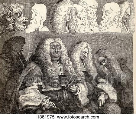 The Bench A Facsimile Of Hogarths Own Engraving Intended To Show The Difference Between Character And Cariacature From The Works Of Hogarth Published London 1833 View Large Photo Image Stock Photography - The Bench A Facsimile Of Hogarths Own Engraving Intended To Show The Difference Between Character And Cariacature From The Works Of Hogarth Published London 1833. Fotosearch