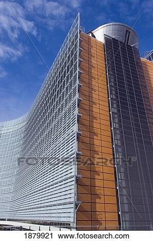 Stock Image - The Berlaymont Building. Fotosearch