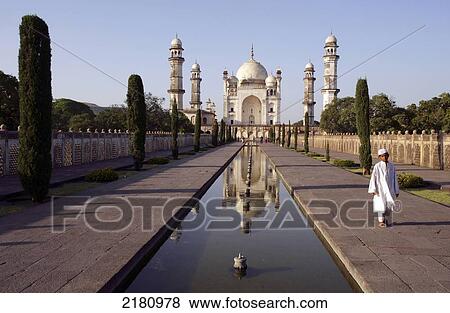 Stock Photo - The Bibi Ka Maqbara Tomb Aurangabad Maharashta India. Fotosearch