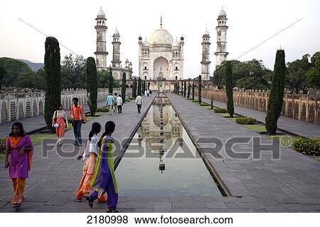 The Bibi Ka Maqbara Tomb Aurangabad Maharashta India View Large Photo Image Stock Photo - The Bibi Ka Maqbara Tomb Aurangabad Maharashta India. Fotosearch