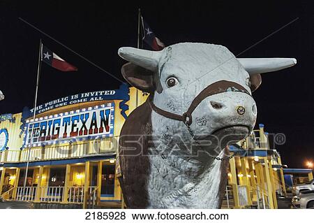 Stock Photo - The Big Texan Steak Ranch Restaurant, Amarillo, Texas, Usa. Fotosearch