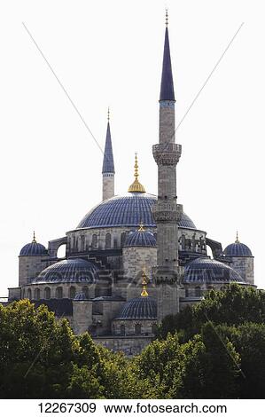The Blue Mosque; Istanbul, Turkey View Large Photo Image Stock Photo - The Blue Mosque; Istanbul, Turkey. Fotosearch