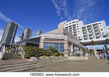 The Boathouse Restaurant At Westminster Quay, New Westminster, British Columbia, Canada View Large Photo Image Stock Photography - The Boathouse Restaurant At Westminster Quay, New Westminster, British Columbia, Canada. Fotosearch