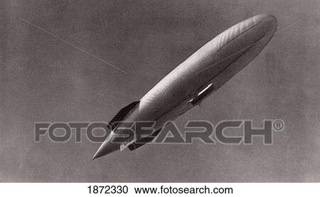 The British Non-Rigid Naval Dirigible No. 4. From The Illustrated War News, 1915. View Large Photo Image Stock Image - The British Non-Rigid Naval Dirigible No. 4. From The Illustrated War News, 1915.. Fotosearch