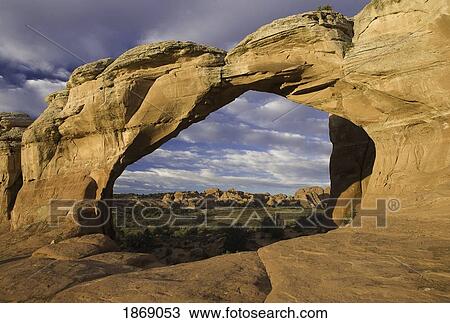 The Broken Arch; Arches National Park, Utah, Usa View Large Photo Image Stock Image - The Broken Arch; Arches National Park, Utah, Usa. Fotosearch