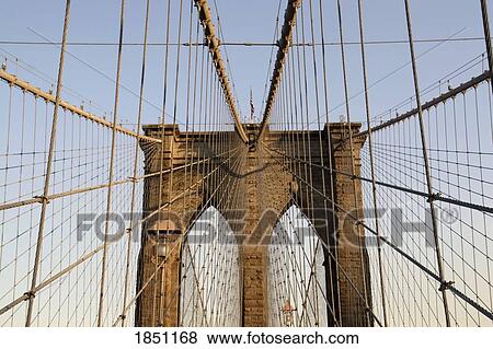 The Brooklyn Bridge View Large Photo Image Stock Photo - The Brooklyn Bridge. Fotosearch