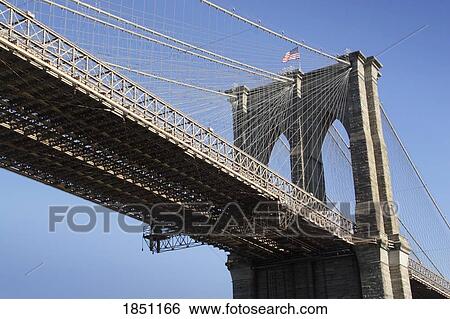 The Brooklyn Bridge View Large Photo Image Stock Photograph - The Brooklyn Bridge. Fotosearch