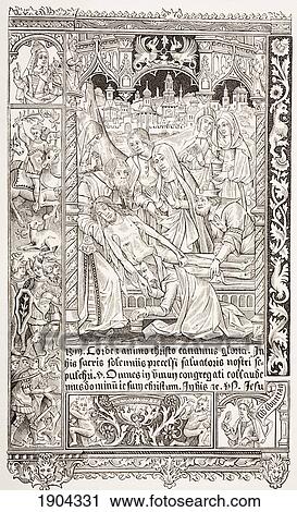 The Burial Of The Dead Christ After His Descent From The Cross. After A Page In A 16Th Century Book Of Hours. From Les Artes Au Moyen Age, Published Paris 1873. View Large Photo Image Stock Image - The Burial Of The Dead Christ After His Descent From The Cross. After A Page In A 16Th Century Book Of Hours. From Les Artes Au Moyen Age, Published Paris 1873.. Fotosearch
