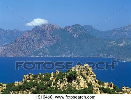 The Calanche, Cliffs Near Porto View Large Photo Image Stock Photo - The Calanche, Cliffs Near Porto. Fotosearch