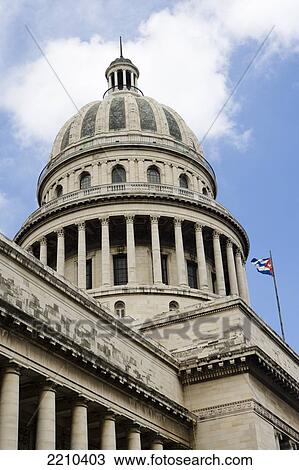 The Capitolio Building, Old Havana, Cuba. View Large Photo Image Stock Image - The Capitolio Building, Old Havana, Cuba.. Fotosearch