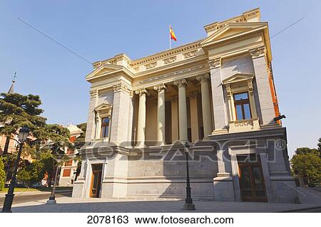 Stock Image - The Cason Del Buen Retiro The Study Centre Of The Prado Museum; Madrid Spain. Fotosearch