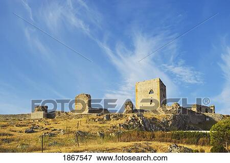 The Castle Of The Star, Teba, Malaga, Spain View Large Photo Image Stock Photo - The Castle Of The Star, Teba, Malaga, Spain. Fotosearch