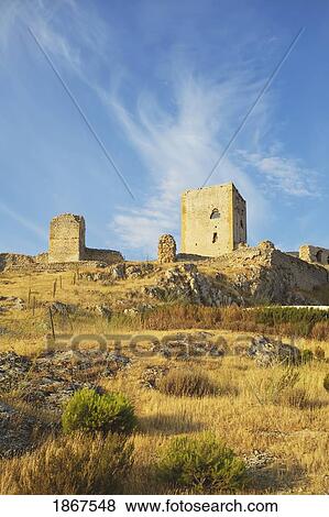 Stock Photo - The Castle Of The Star, Teba, Malaga, Spain. Fotosearch