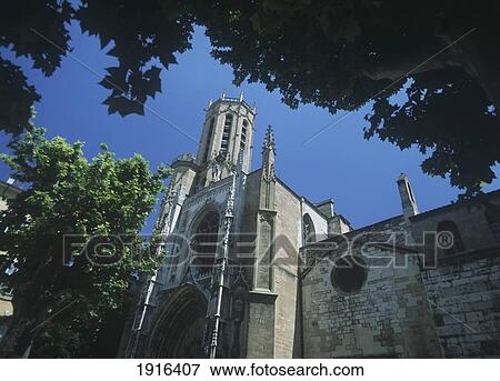 Stock Photo - The Cathedrale St Sauveur. Fotosearch