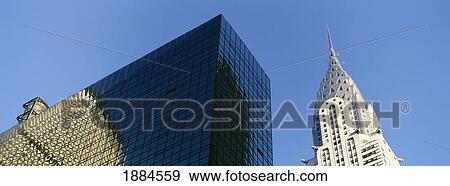 Stock Photo - The Chrysler Building And Neighboring Building. Fotosearch