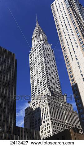 Stock Photo - The Chrysler Building, Manhattan; New York City, New York, United States of America. Fotosearch