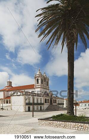 The Church Of Nazare (Nossa Senhora Da Nazare); Nazare, Portugal View Large Photo Image Stock Image - The Church Of Nazare (Nossa Senhora Da Nazare); Nazare, Portugal. Fotosearch