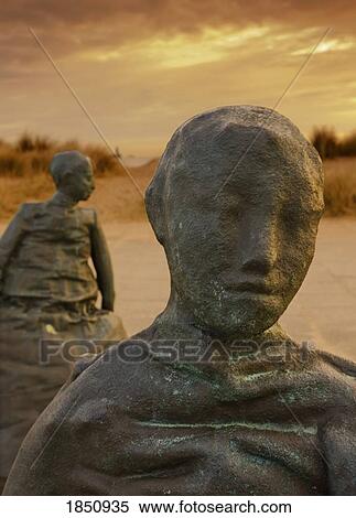 The Conversation Piece Statues In South Shields; Tyne And Wear, England View Large Photo Image Stock Photography - The Conversation Piece Statues In South Shields; Tyne And Wear, England. Fotosearch