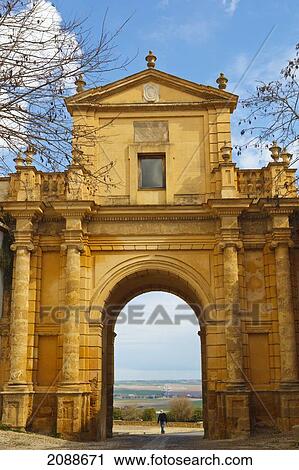Stock Image - The Cordoba Gate; Carmona Seville Province Spain. Fotosearch