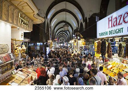 The crowds at the Spice Bazaar; Istanbul, Turkey View Large Photo Image Stock Photograph - The crowds at the Spice Bazaar; Istanbul, Turkey. Fotosearch