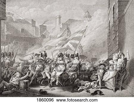 The Death Of Major Peirson At St. Heliers And Re-Taking Of Jersey From The French 8 January 1781. Engraved By J J Crew After J S Copley. From The Book “Illustrations Of English And Scottish History†Volume Ii View Large Photo Image Stock Photograph - The Death Of Major Peirson At St. Heliers And Re-Taking Of Jersey From The French 8 January 1781. Engraved By J J Crew After J S Copley. From The Book “Illustrations Of English And Scottish History†Volume Ii. Fotosearch
