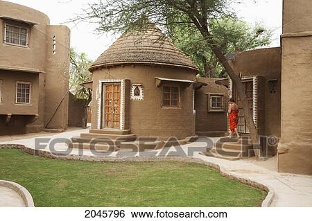 The Desert Resort In Mandawa, Rajasthan, India View Large Photo Image Stock Photograph - The Desert Resort In Mandawa, Rajasthan, India. Fotosearch