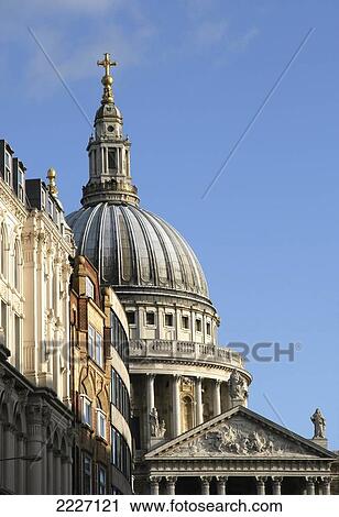 The Dome Of St Pauls Cathedral, Ludgate Hill, City Of London, England, Uk, Europe, Eu View Large Photo Image Stock Image - The Dome Of St Pauls Cathedral, Ludgate Hill, City Of London, England, Uk, Europe, Eu. Fotosearch