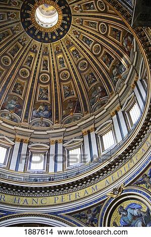 Picture - The Dome Of St Peter's, Close Up. Fotosearch