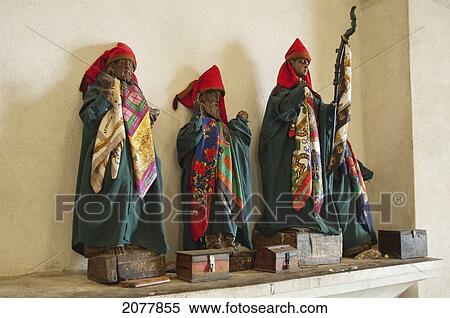 Stock Photography - The Dressed Statues Of The Saints In The Santiago Ap. Fotosearch