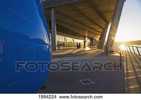 Picture - The Drop, Sculpture By Inges Idee At The Vancouver Convention Centre, Vancouver, British Columbia, Canada. Fotosearch