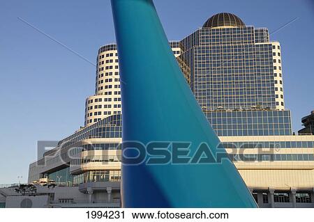 Stock Image - The Drop, Sculpture By Inges Idee At The Vancouver Convention Centre, Vancouver, British Columbia, Canada. Fotosearch