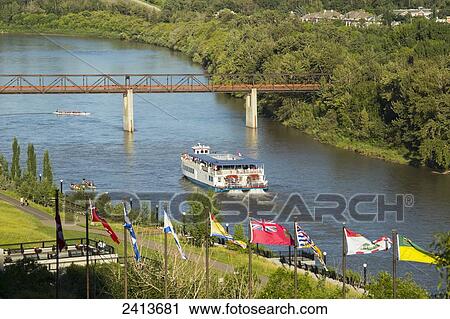 The Edmonton Queen Riverboat with rowers on The North Saskatchewan River; Edmonton, Alberta, Canada View Large Photo Image Stock Image - The Edmonton Queen Riverboat with rowers on The North Saskatchewan River; Edmonton, Alberta, Canada. Fotosearch