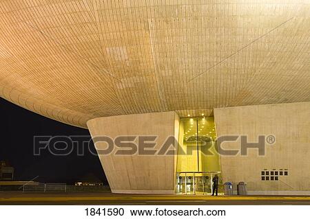 Stock Image - The Egg Performing Arts Center; Albany, New York, Usa. Fotosearch