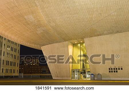 Stock Image - The Egg Performing Arts Center; Albany, New York, Usa. Fotosearch