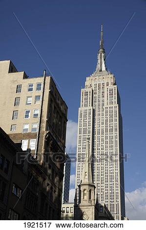 The Empire State Building View Large Photo Image Stock Photo - The Empire State Building. Fotosearch