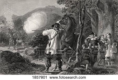 The Escape Of The Dunstan Family C. 1697 From A 19Th Century Print Engraved By J C Armytage E H Corbould View Large Photo Image Stock Image - The Escape Of The Dunstan Family C. 1697 From A 19Th Century Print Engraved By J C Armytage E H Corbould. Fotosearch