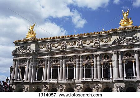 The Exterior Of Paris Opera View Large Photo Image Stock Photo - The Exterior Of Paris Opera. Fotosearch